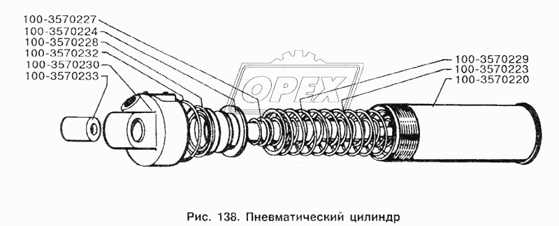 Пневматический цилиндр 2